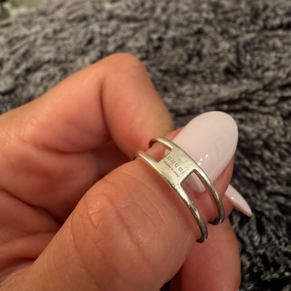 Gucci Interlocking Thin Open Band - Picture 8 of 12